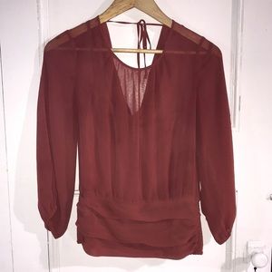 White House Black Market Blouse Size 8 Medium